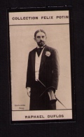 Petite Photo 1ère Collection Félix Potin (chocolat), Comédien Raphael Duflos, Phot Reutlinger, Paris, Vers 1900 - Albums & Verzamelingen