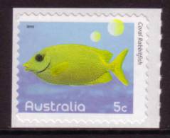 AUSTRALIA 2010, Fishes Of The Reef, 5c  S/A Ex Booklet** - Ungebraucht