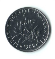 ** 1 FRANC SEMEUSE 1982 FDC  ** - 1 Franc