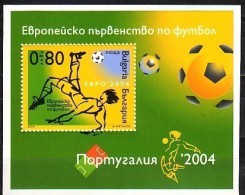 BULGARIA \ BULGARIE - 2004 - Europe Footballe Cup - Bl ** - Fußball-Europameisterschaft (UEFA)