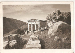 Grèce - Greece - Delphes - Delphi - Athenian Treasure - House - Carte Photo - Grecia