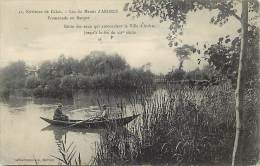 Pas De Calais  -ref-A 578 -  Lac Du Marais D Ardres - Promenade En Barque (environs De Calais ) - Carte Bon Etat - - Ardres