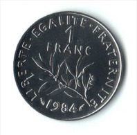 ** 1 FRANC SEMEUSE 1984 FDC  ** - 1 Franc
