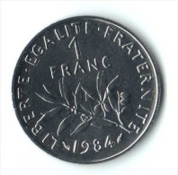 ** 1 FRANC SEMEUSE 1984 FDC  ** - 1 Franc