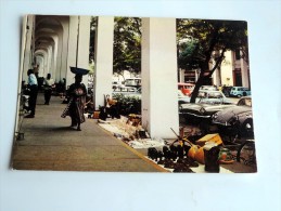 Carte Postale Ancienne : BRAZZAVILLE : Les Arcades , Animé - Brazzaville