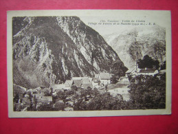 CPA  OU CPSM  DAUPHINE  VALLEE DU VENEON  VILLAGE DE VENOSC ET LA MUZELLE    VOYAGEE TIMBRE - Vénosc