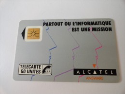 ALCATEL ANSWARE USED CARD - Privées