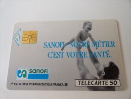 SANOFI NOTRE METIER USED CARD - Telefoonkaarten Voor Particulieren