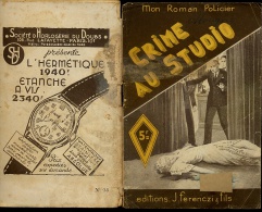 CRIME AU STUDIO Ed. Ferenczi 1946 Collection MON ROMAN POLICIER N°38 - Ferenczi