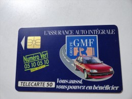 GMF ASSURANCE AUTO INTEGRALE USED CARD - Telefoonkaarten Voor Particulieren