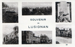 Cpa 86  Sepia Souvenir  De Lusignan - Lusignan