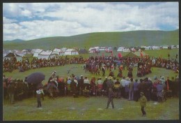 TIBET Festival Celebrations Card Used In Hong Kong 2014 - Tibet