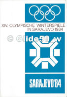 XIV. Olympische Winterspiele In SARAJEVO 1984 - D. D. R. - Verlag Zeit Im Bilt - 1st Day – FDC (sheets)