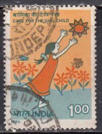 India Used 1990, SAARC Year Of Child, Flower, Burtterfly, Insect, Sun, (Sample Imgae) - Oblitérés