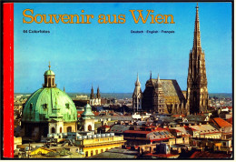 Broschüre / Heft : Souvenir Aus Wien  -  64 Colorfotos  -  Von Ca. 1980 - Vienne & Salzbourg