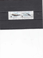 SUD AFRICA   1998 - Yvert  A27-A28° - Animali - Pesci - Airmail