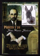 ESPAÑA 2014 - LITERATURA - JUAN RAMON JIMENEZ - PLATERO Y YO - BLOCK BLOCK - EDIFIL Nº 4921 - Donkeys