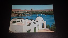 C-19638 CARTOLINA ASWAN - VILLA OF THE BEGHUM KAHN AND RIVER NILE - Aswan