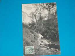 22 ) Saint-nicolas-du-pelem N° 337 - Rochers Et Cascades Des Tourterelles   - Année 1907 - EDIT - Mancel - Saint-Nicolas-du-Pélem