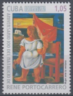 2012.72 CUBA MNH 2012. ANV 100 DEL NATALICIO RENE PORTOCARRERO. PINTOR, PAINTING. - Neufs