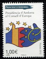 Andorre**   N° 731 -  Présidence Du Conseil De L' Europe - Ungebraucht