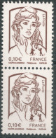 France 2013  - Marianne  10 C  Block Of 2 - MNH - 2013-2018 Marianne Van Ciappa-Kawena