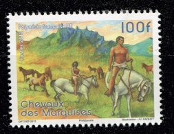 Polynésie **  N° 1008 - Chevaux - Unused Stamps