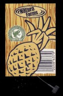 # PINEAPPLE NATURA FARMS Size 6, Fruit Tag Balise Etiqueta Anhanger Ananas Pina Costa Rica - Obst Und Gemüse