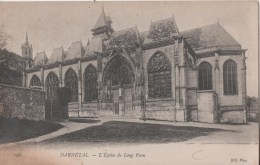 DARNETAL L EGLISE DE LONG PAON  TACHEE AU DOS - Darnétal