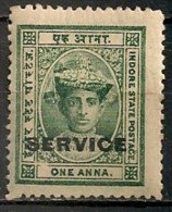 Timbres - Asie - Inde - Etats Princiers De L´Inde - Holkar - Service - 1 Anna - - Holkar