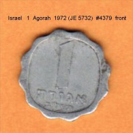 ISRAEL   1  AGORAH  1972 (JE 5732)  (KM # 24.1) - Israël