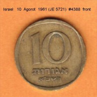 ISRAEL   10  AGOROT  1961 (JE 5721)  (KM # 26) - Israël