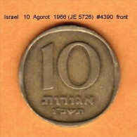 ISRAEL   10  AGOROT  1966 (JE 5726)  (KM # 26) - Israël