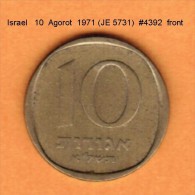 ISRAEL   10  AGOROT  1971 (JE 5731)  (KM # 26) - Israël