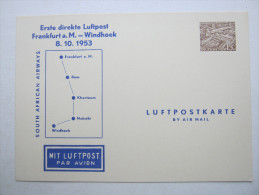 1953,  15 Pfg. Bauwerke , Karte - Postales - Nuevos