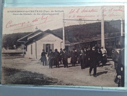 CPA DU 90 ROUGEMONT LE CHATEAU (GARE DU CHEMIN DE FER DEPARTEMENTAL) - Rougemont-le-Château