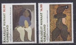 Greenland 1997 Art 2v Used Cto (18280) Stamps With Full Gum - Gebraucht