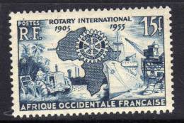 A. O. F. N° 53  X Cinquantenaire Du Rotary International  Trace De Charnière, Sinon TB - Unused Stamps