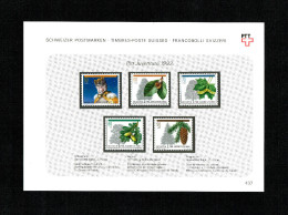 ** PRO/J.1992 .FEUILLE DE COLLECTION Nr:437. NEUF C/.S.B.K. Nr:J323/J327. Y&TELLIER Nr:1411/1415. MICHEL Nr:1483/1487.** - Neufs