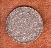 5 Francs Belge 1870 - 5 Francs