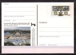 Allemagne Fédérale - Entier Postal Neuf ** - Munich - Illustrated Postcards - Mint