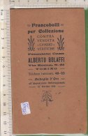 PO8556C# ODONTOMETRO FRANCOBOLLI - CARTELLETTA ALBERTO BOLAFFI Anni '30 - Other & Unclassified