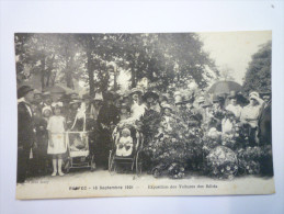 RUFFEC  (Charente)  :  18  SEPT  1921  -  Exposition Des Voitures Des  Bébés  -  SUP  Animation   - Ruffec