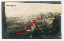 MOULIN A Vent-WINDMÜHLE-Hooglede-Carte Photo Allemande-Guerre14-18-1WK-Belgien-Belgique- - Hooglede