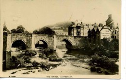 CLWYD - LLANGOLLEN - THE BRIDGE RP Clw261 - Denbighshire