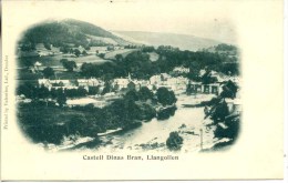 CLWYD - LLANGOLLEN - CASTELL DINAS BRAN - EARLY UNDIVIDED BACK Clw264 - Denbighshire