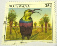 Botswana 1997 Nectarinia Mariquensis Bird 25t - Used Damaged - Botswana (1966-...)