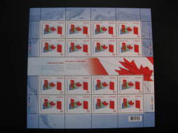 F09-26  SC# 2331i  Feuille De 16, Diplomacie Canadienne; Canadian Diplomacy; Sheet Of 16;   2009 - Full Sheets & Multiples