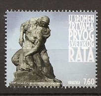 CROATIA 2014,MONUMENT ,1WW,,MNH - 1. Weltkrieg