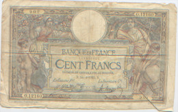 Billet De Banque, Banknote, Biglietto Di Banca, Bankbiljet, Banque De France, 100 Francs Luc Olivier Merson 1925 - 100 F 1908-1939 ''Luc Olivier Merson''